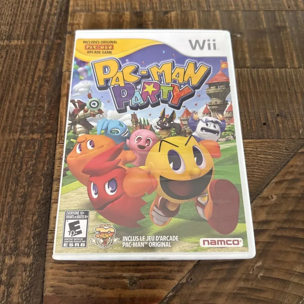 Pac-Man Party Nintendo Wii CIB Complete in Box w/ Manual Authentic
